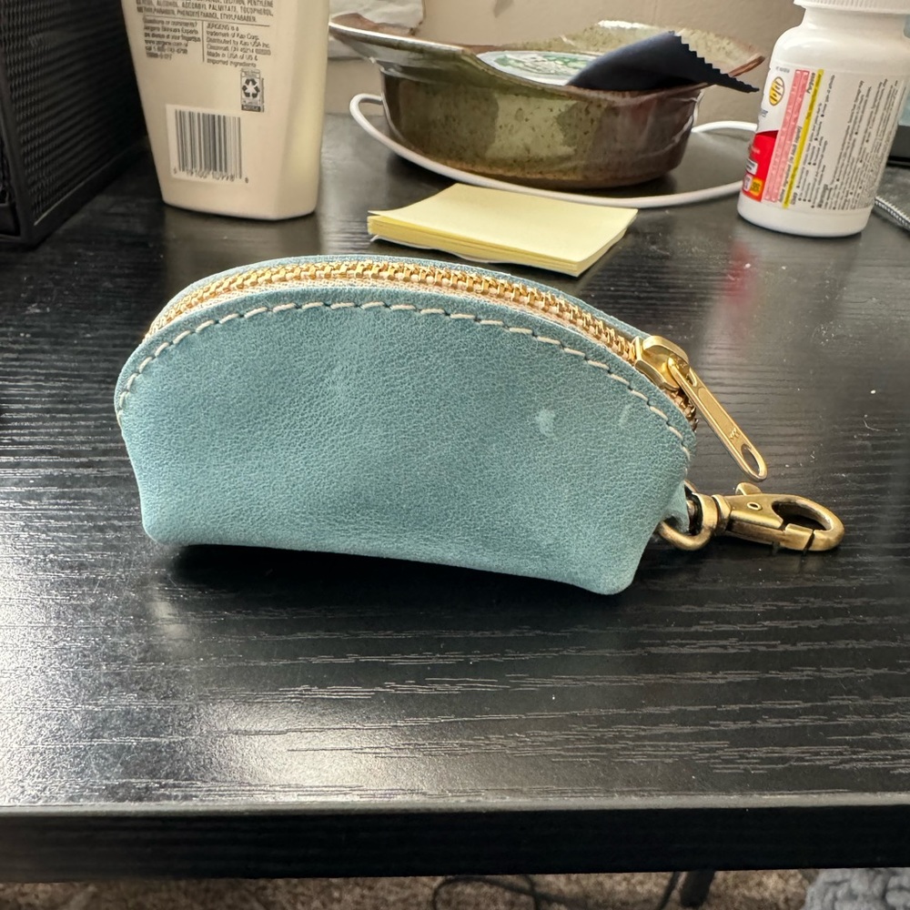 Taco keychain: aqua